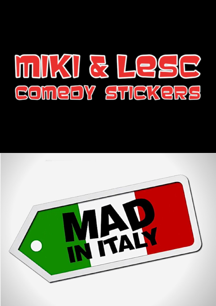 Comedy Stickers - Mad in Italy